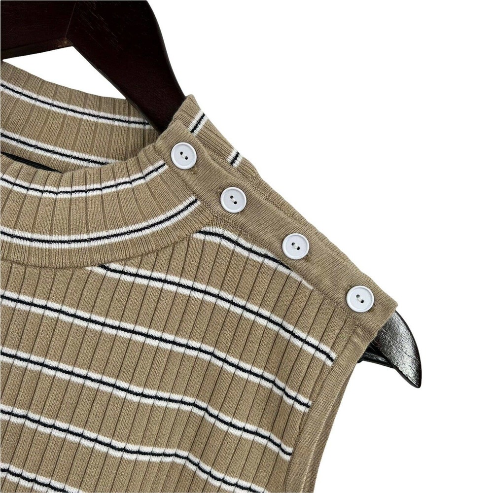 Talbots Sleeveless Mock Striped Sweater Size 3X‎ Petite - Picture 2 of 5